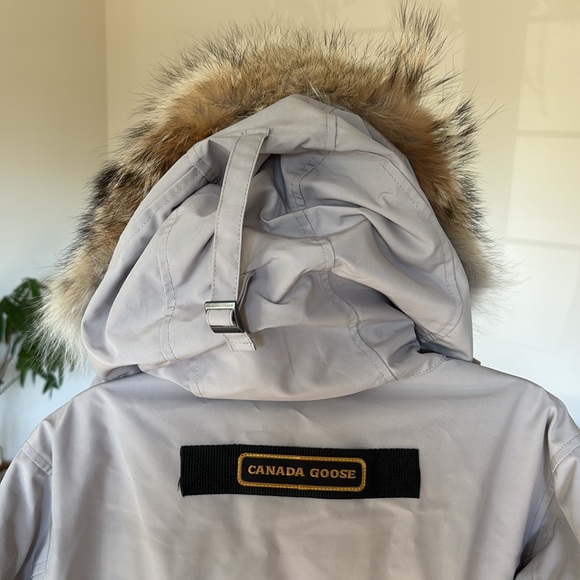 Canada Goose NWT Men's Langford Heritage Parka Jacket Size L Limestone w Fur - Picture 10 of 10